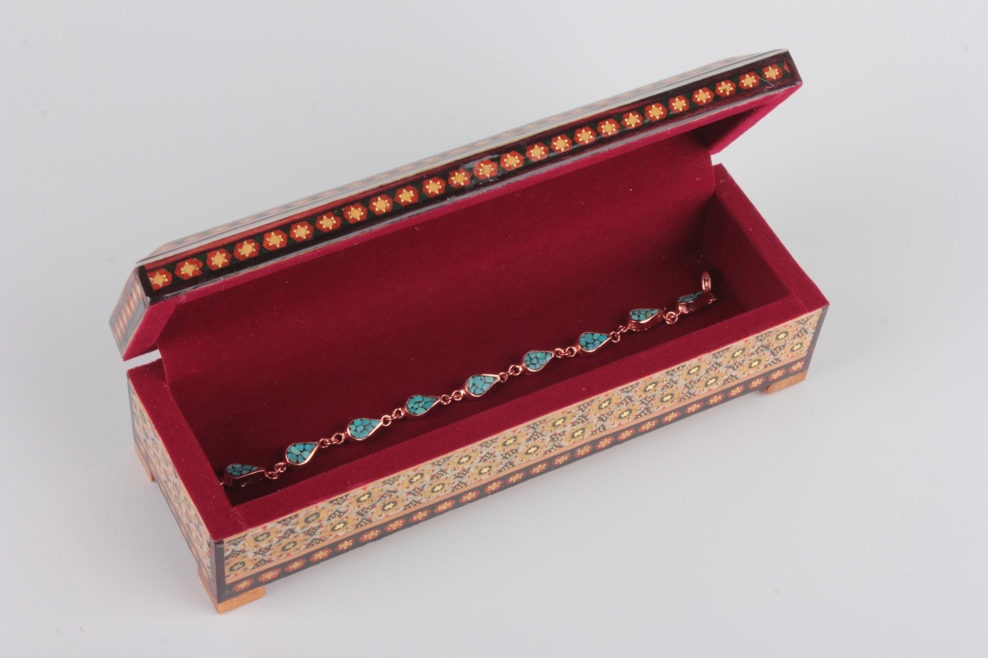 Persian Khatam Pen & Jewelry Box