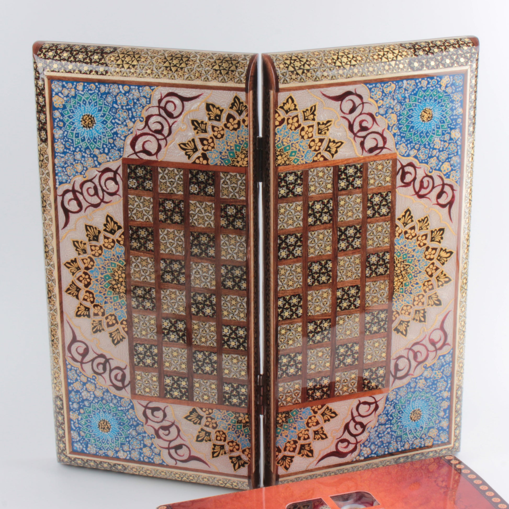 Persian Khatam Backgammon Set