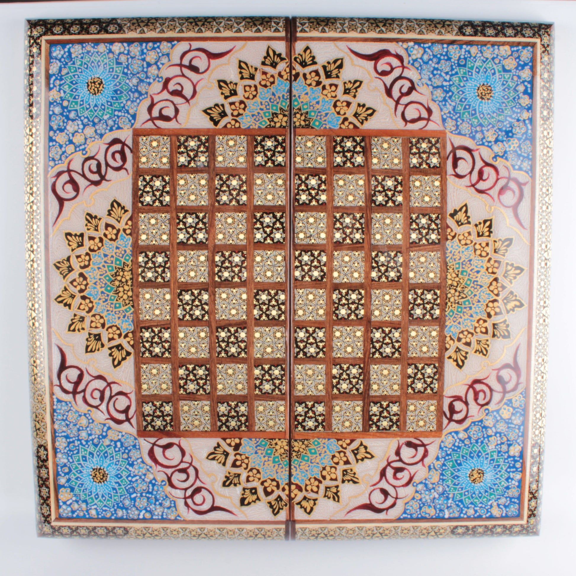 Persian Khatam Backgammon Set