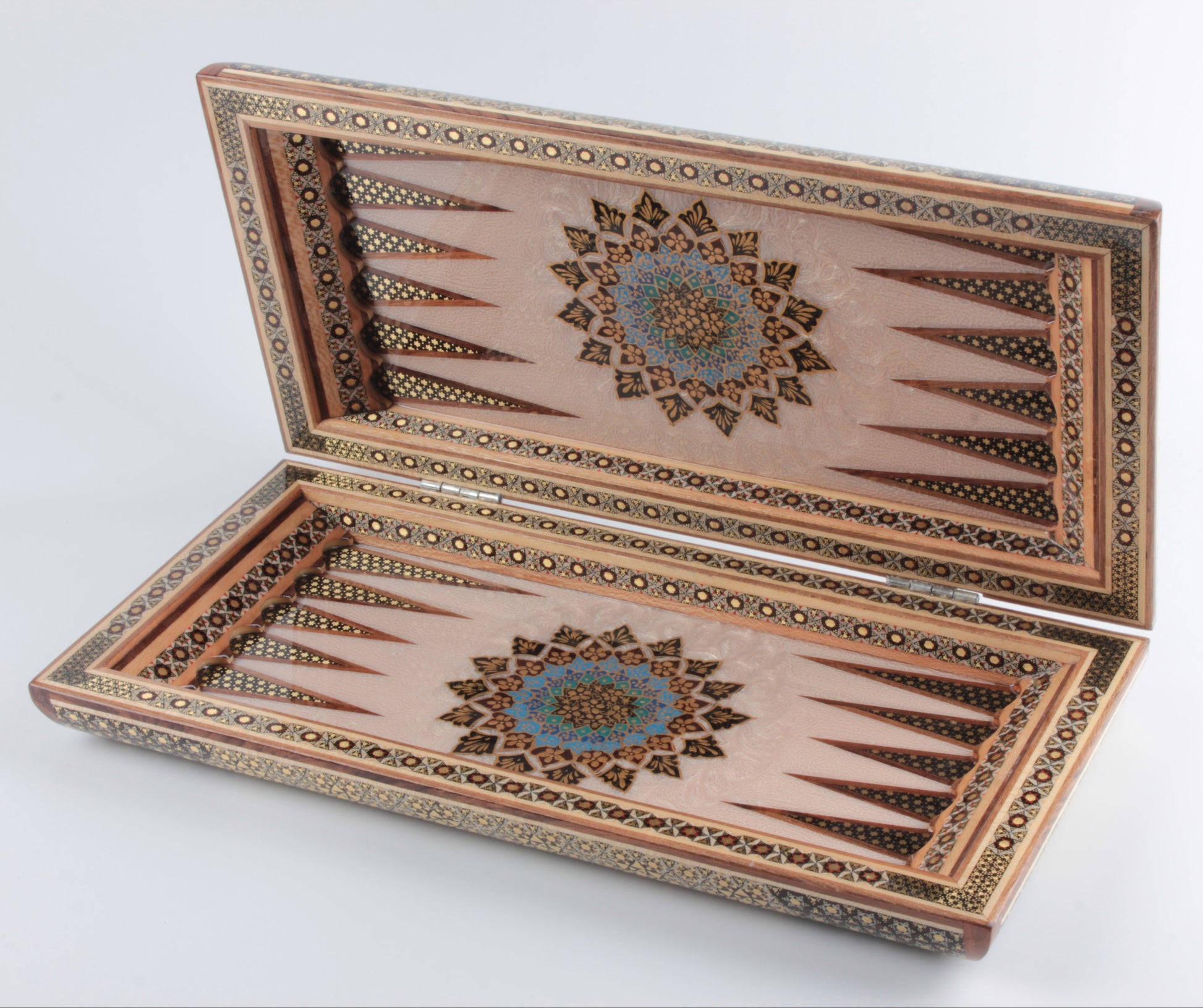 Persian Khatam Backgammon Set