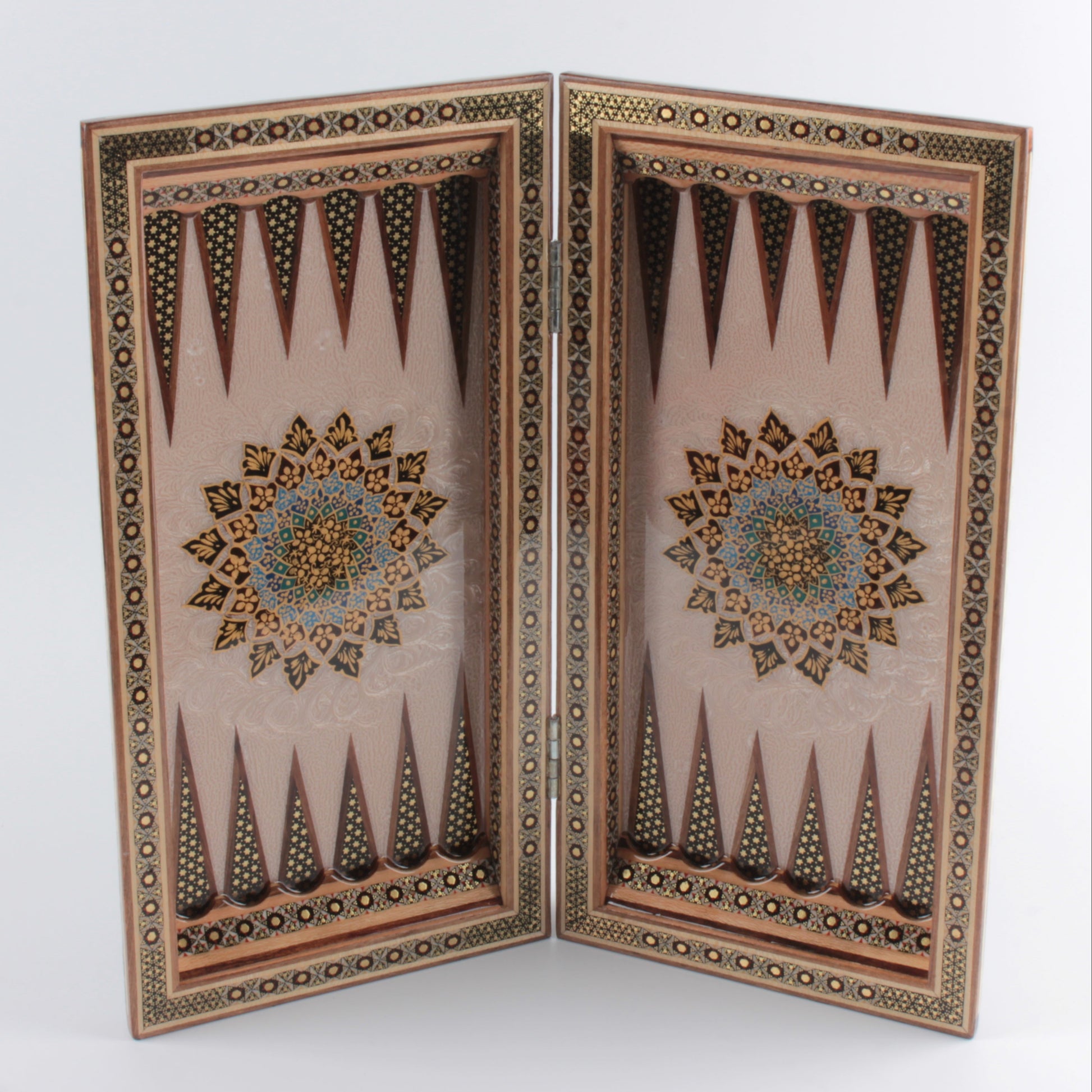 Persian Khatam Backgammon Set
