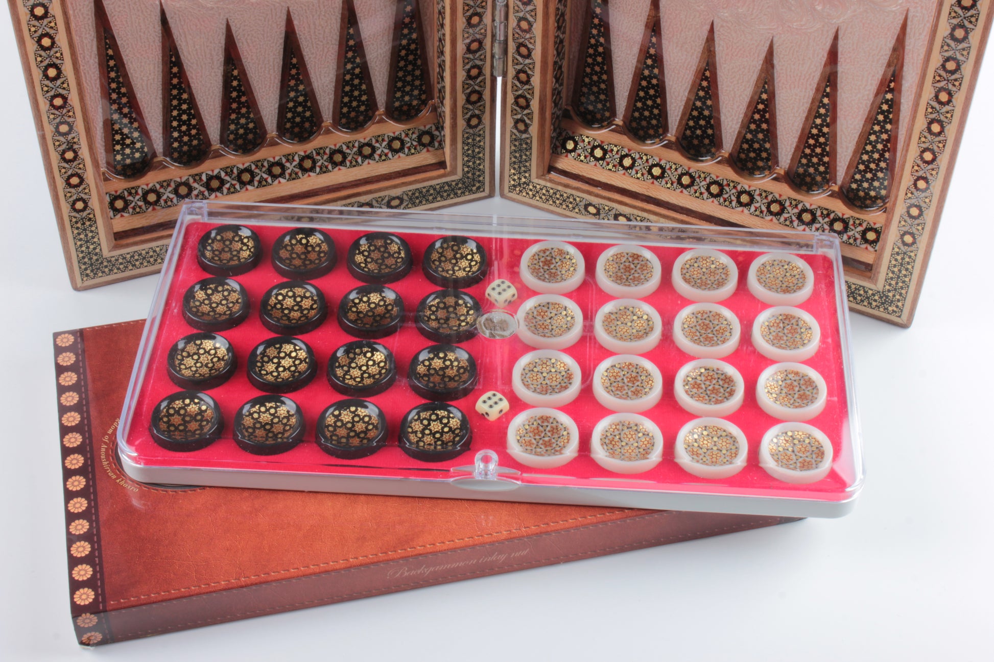 Persian Khatam Backgammon Set