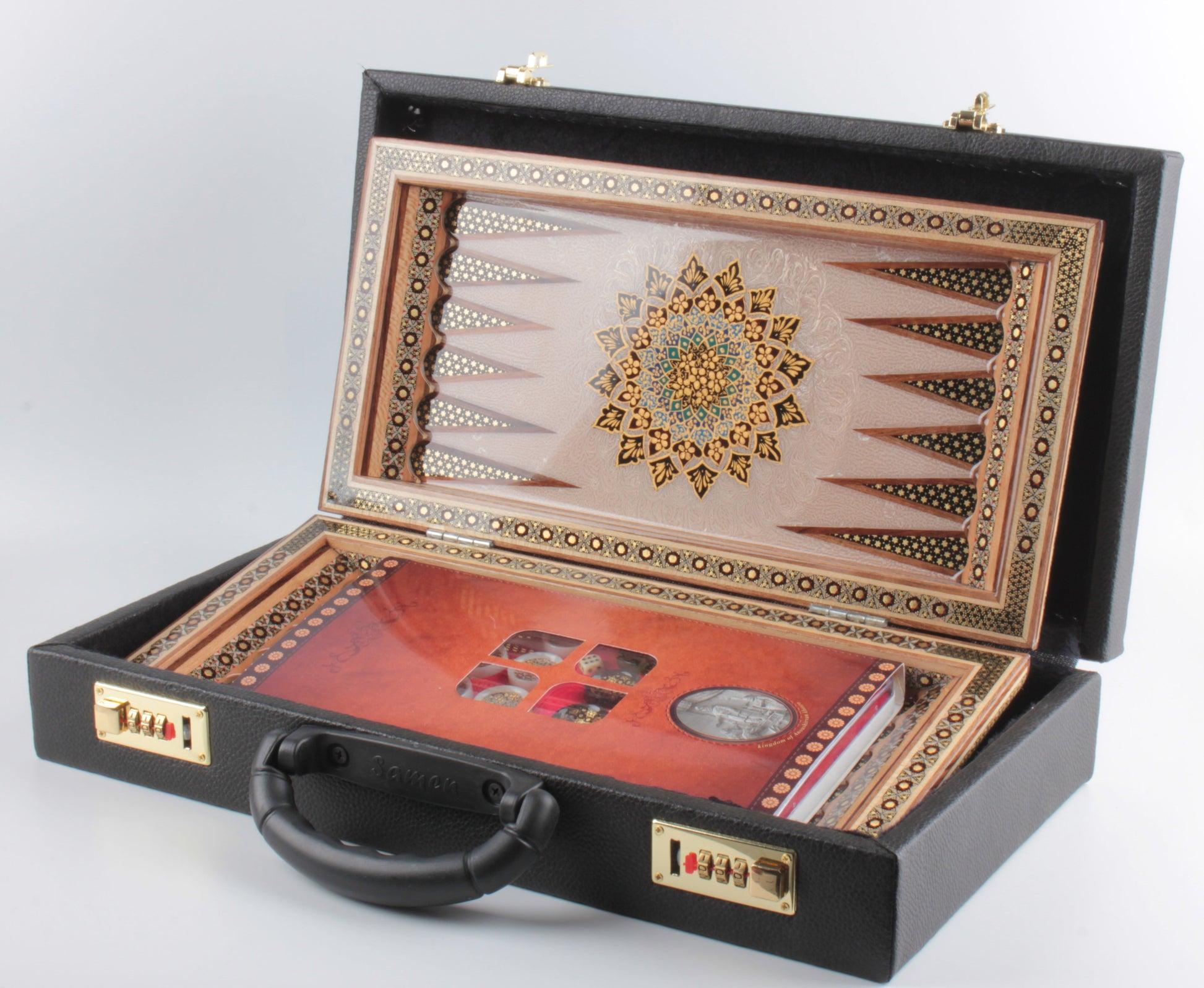 Persian Khatam Backgammon Set