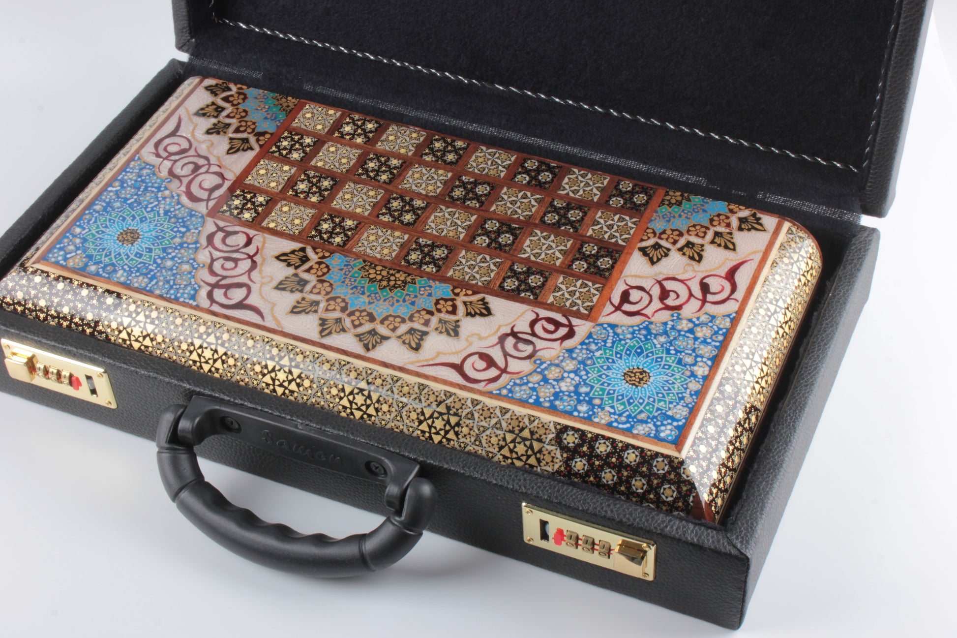 Persian Khatam Backgammon Set