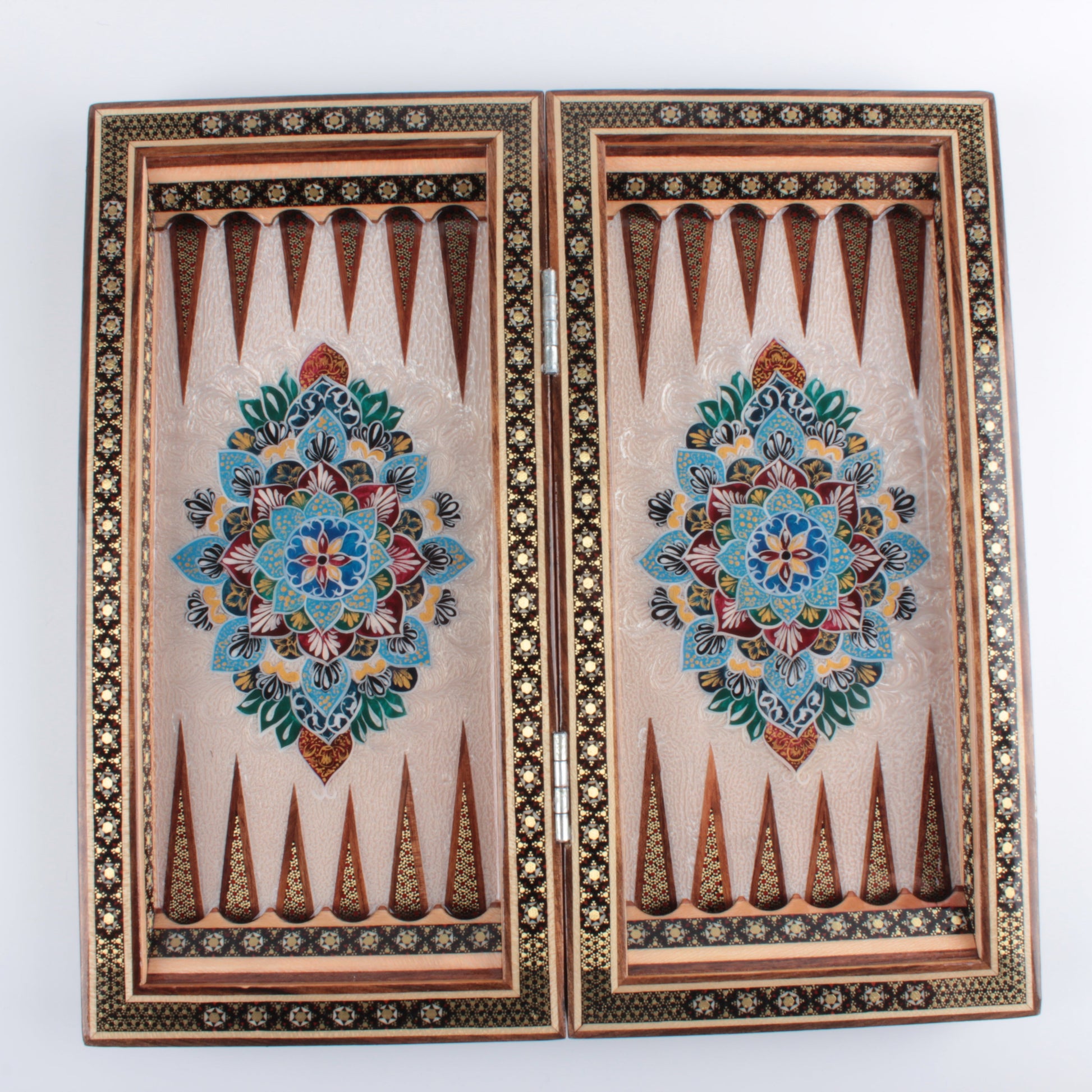 Persian Khatam Backgammon Set