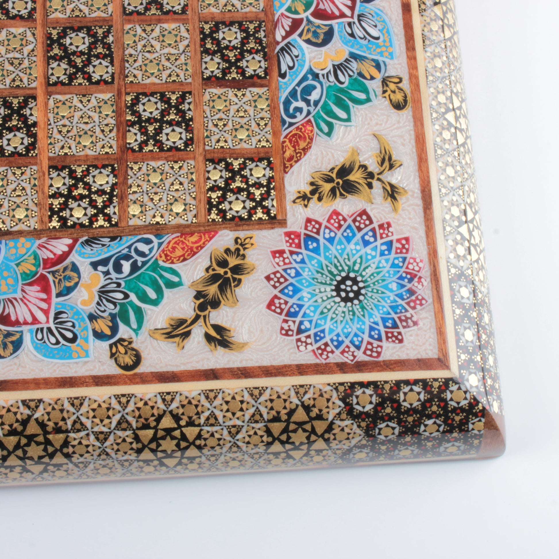 Persian Khatam Backgammon Set