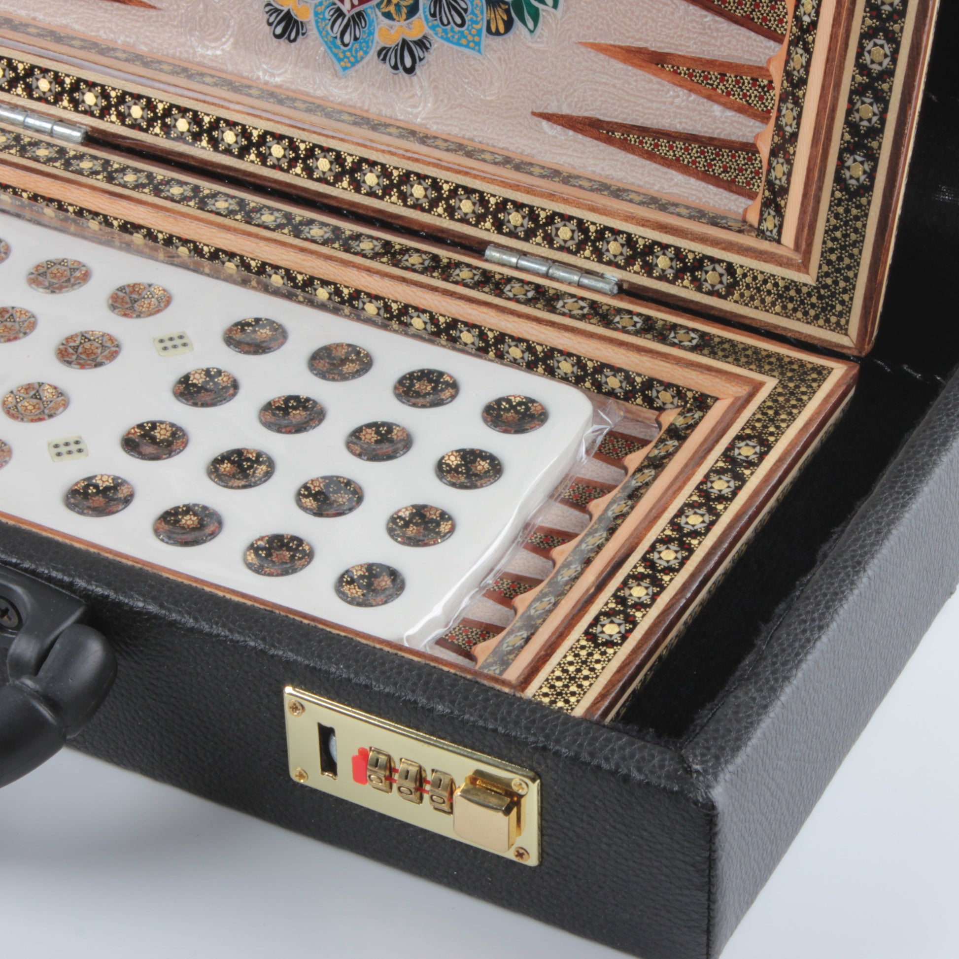 Persian Khatam Backgammon Set