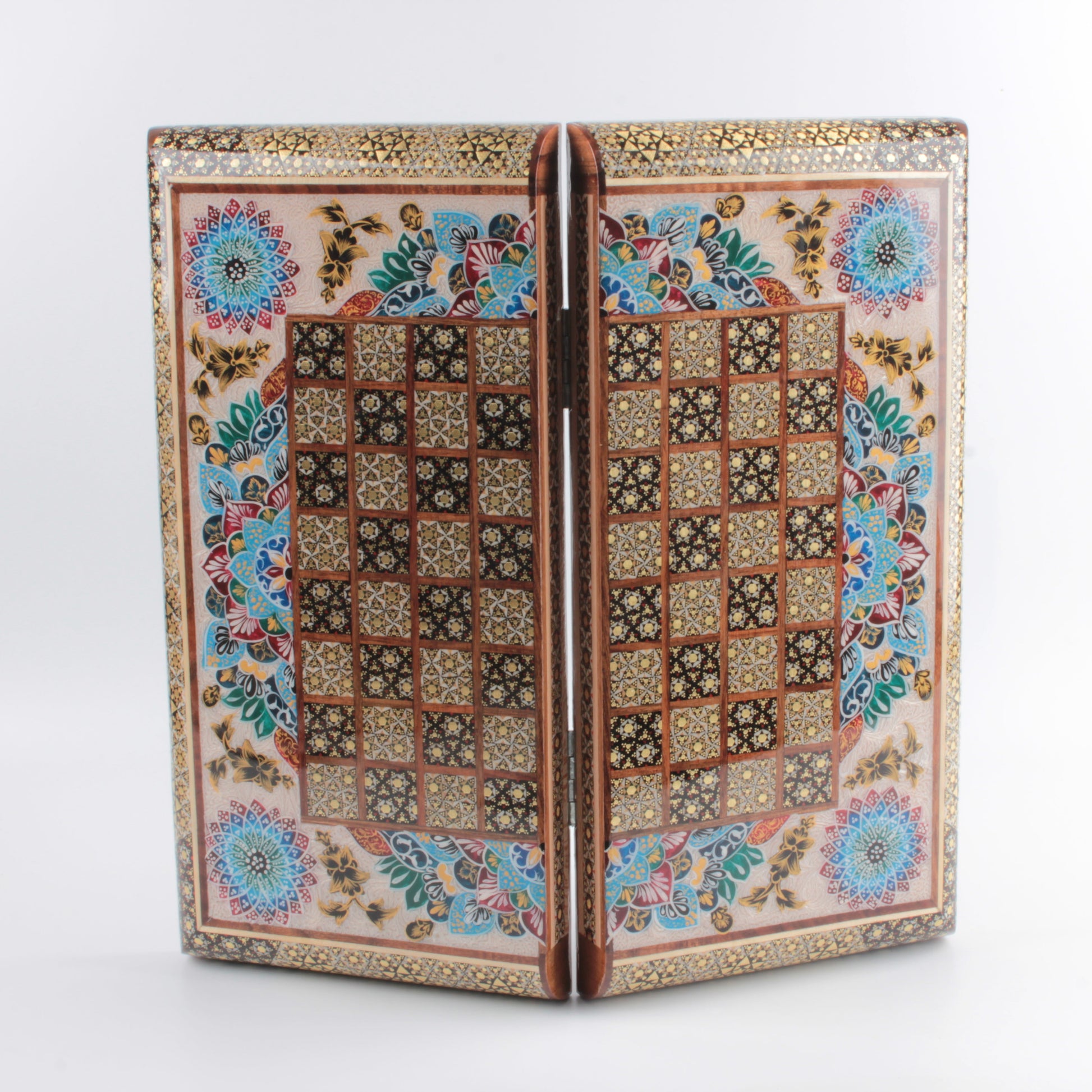Persian Khatam Backgammon Set