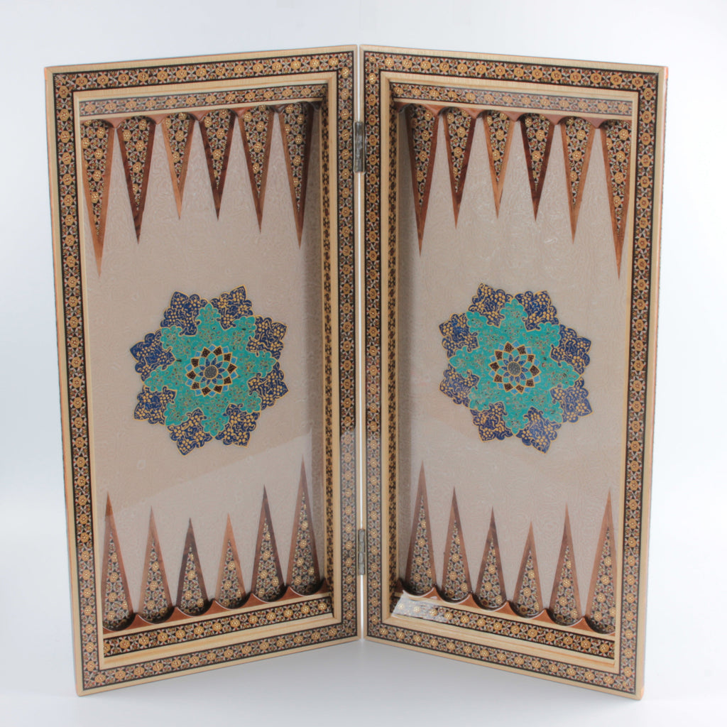 Persian Khatam Backgammon Set