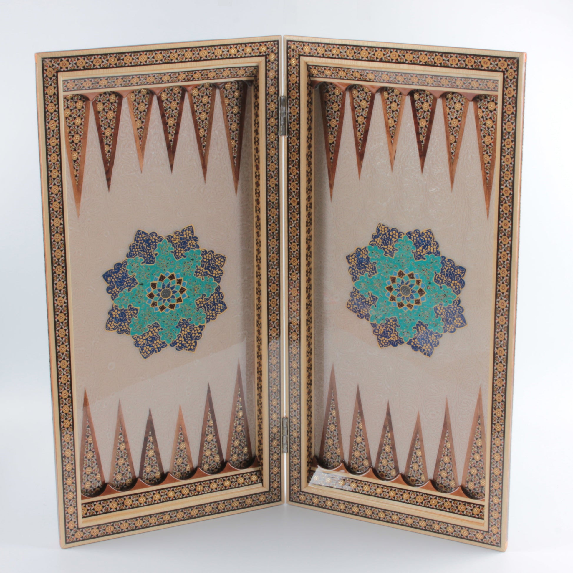 Persian Khatam Backgammon Set