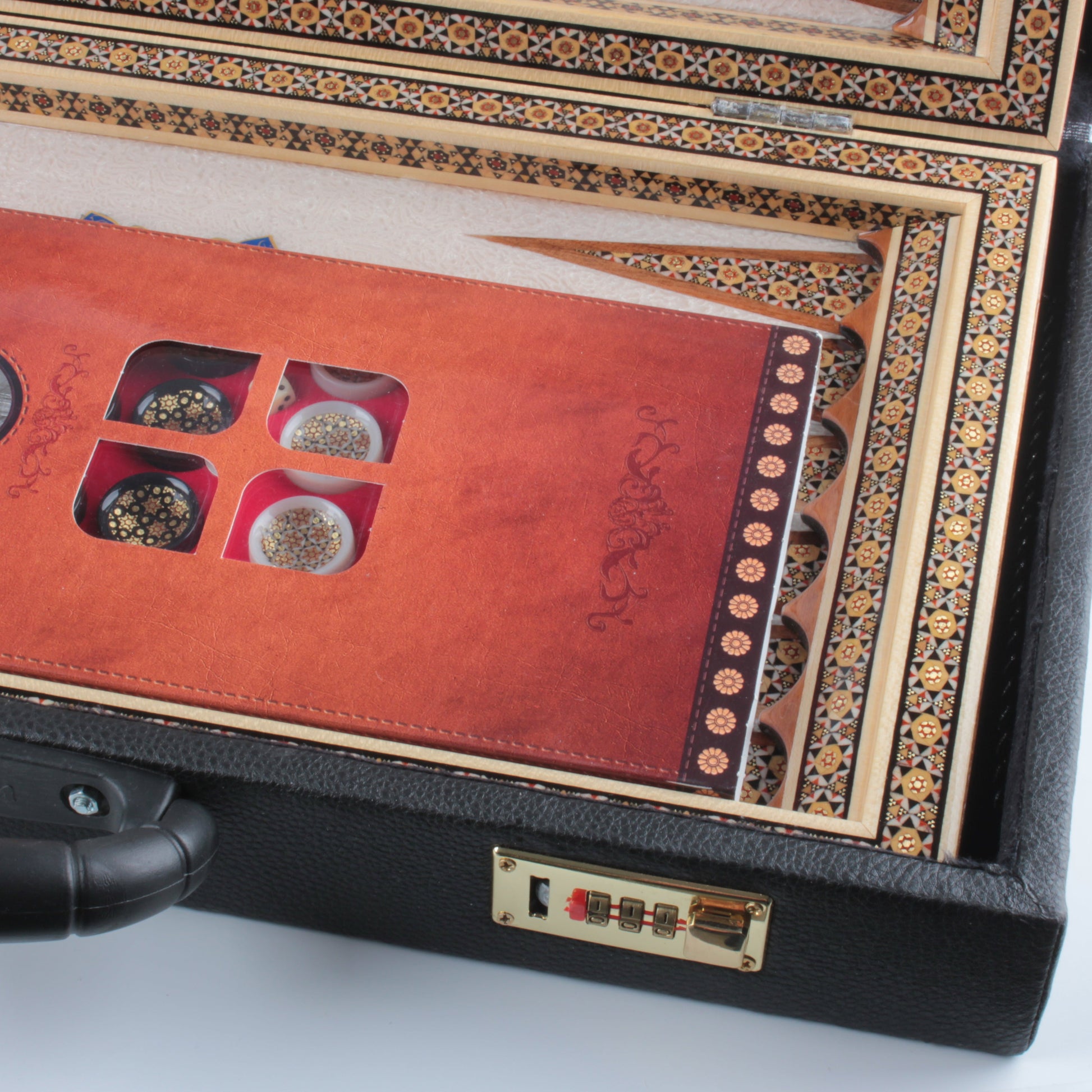 Persian Khatam Backgammon Set