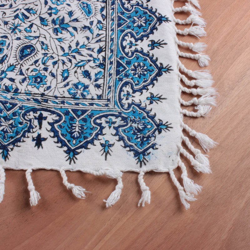 Kök Boya Ahşap Baskı Tasarım Örtü No:6